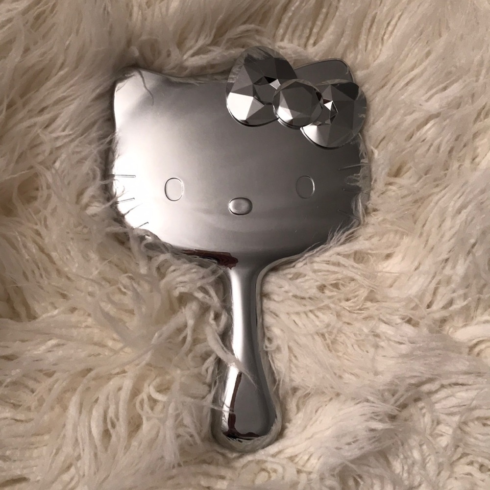 Hello Kitty Sephora silver handheld mirror